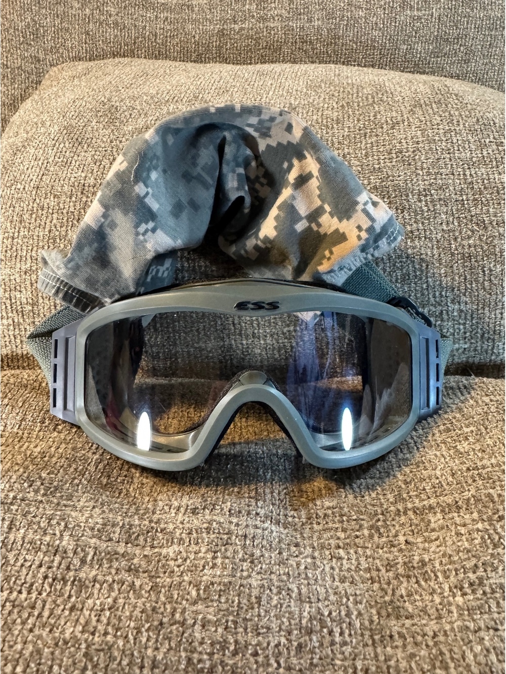 ESS Profile NVG Ballistic Military Tactical Goggles Foliage Green ACU Camo